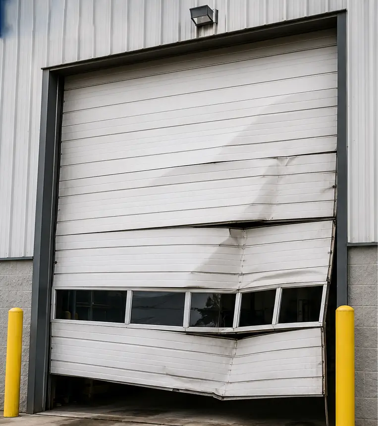 Commercial Door Before
